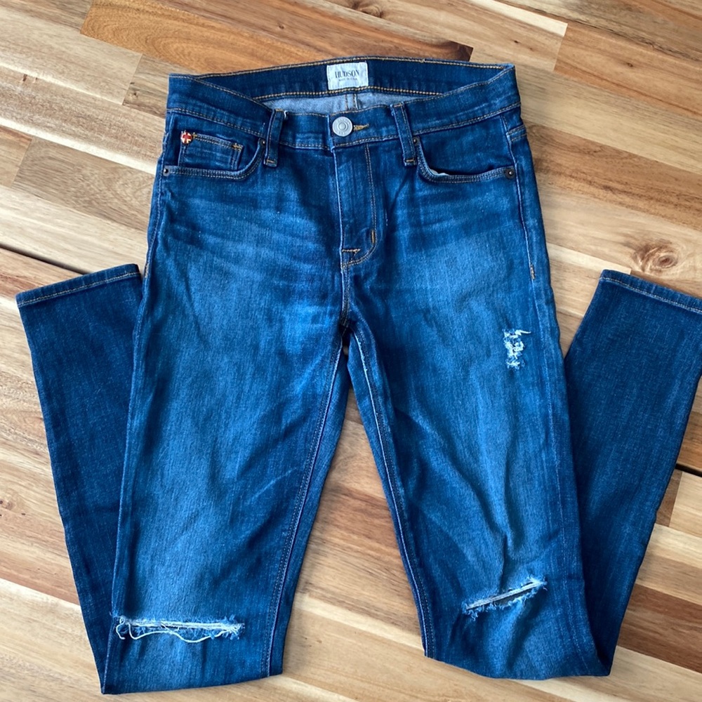 Hudson dark blue skinny size 25